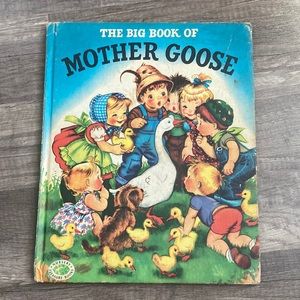 1977 The Big Book of Mother Goose ~ vintage children’s book